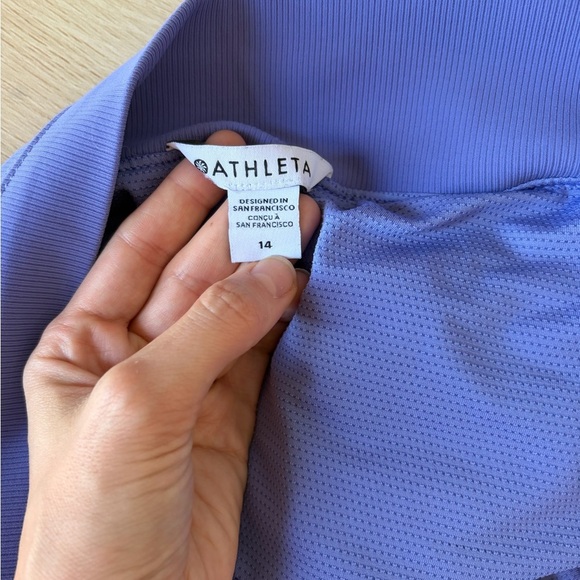 Athleta Brooklyn Mid Rise Skort Adonis Blue Purple Size 14 - Picture 8 of 10